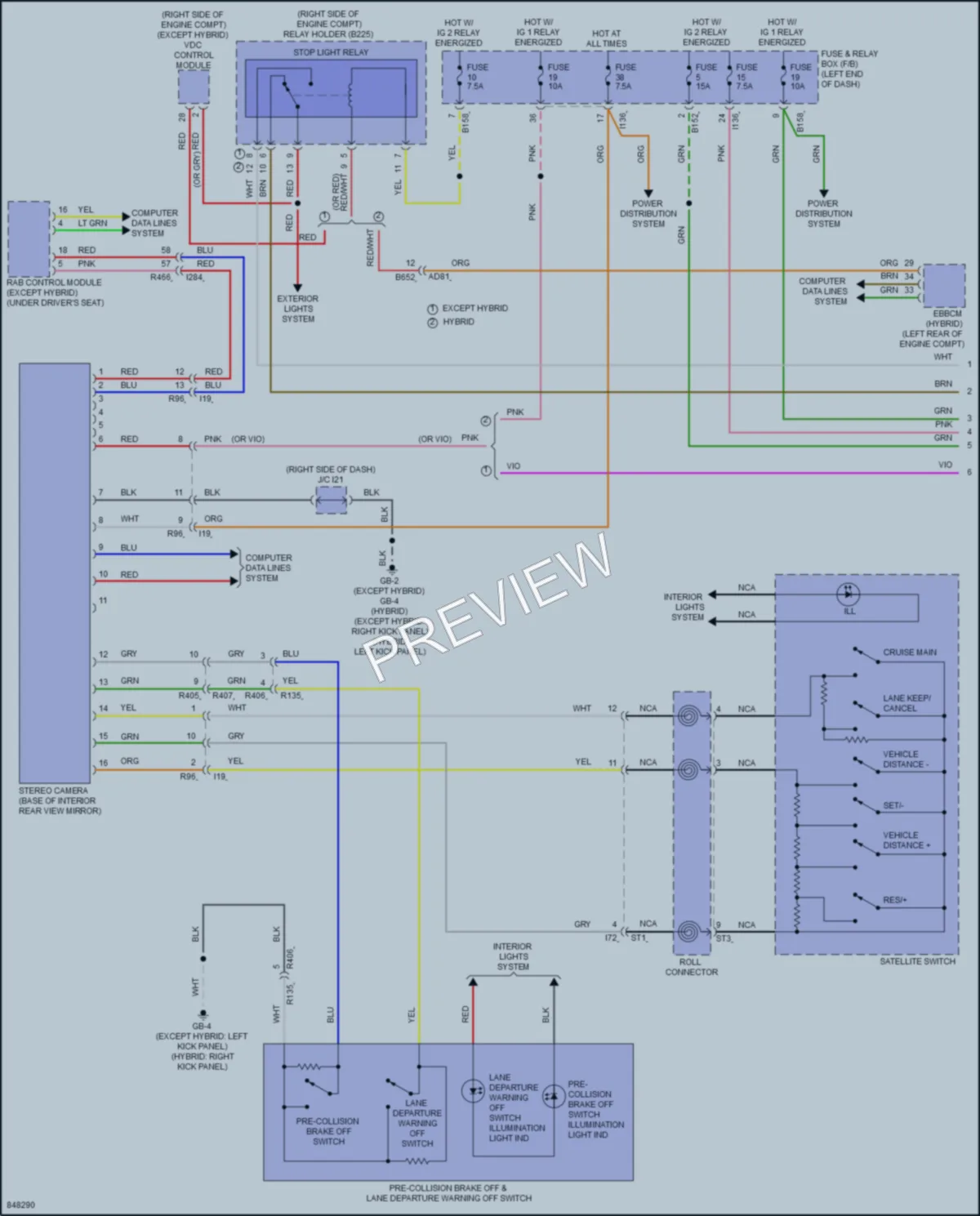 2023 Subaru CrosstrekHybrid Navigation wiring diagram preview