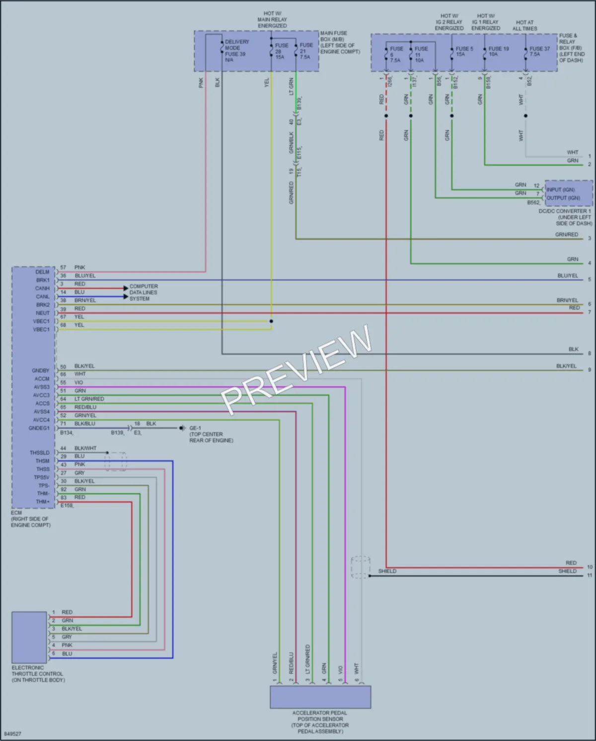 2023 Subaru Forester Cruise Control wiring diagram preview