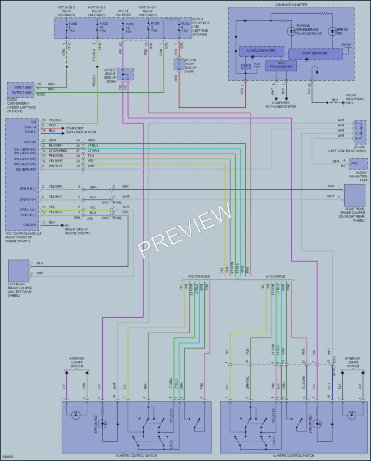 2023 Subaru Forester Shift Interlock wiring diagram preview