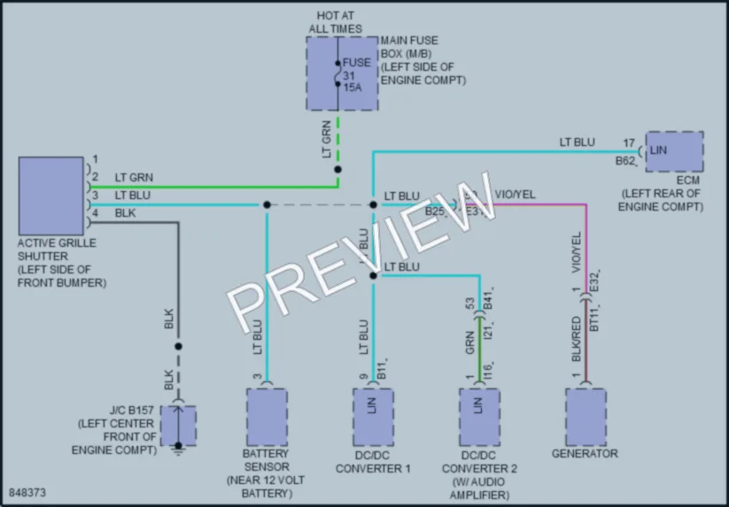 2023 Subaru Legacy Active Bodyworks wiring diagram preview