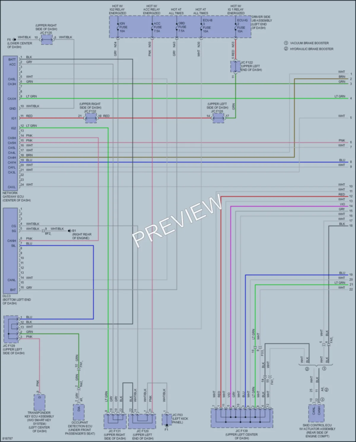 2023 Toyota 4Runner Computer Data Lines wiring diagram preview