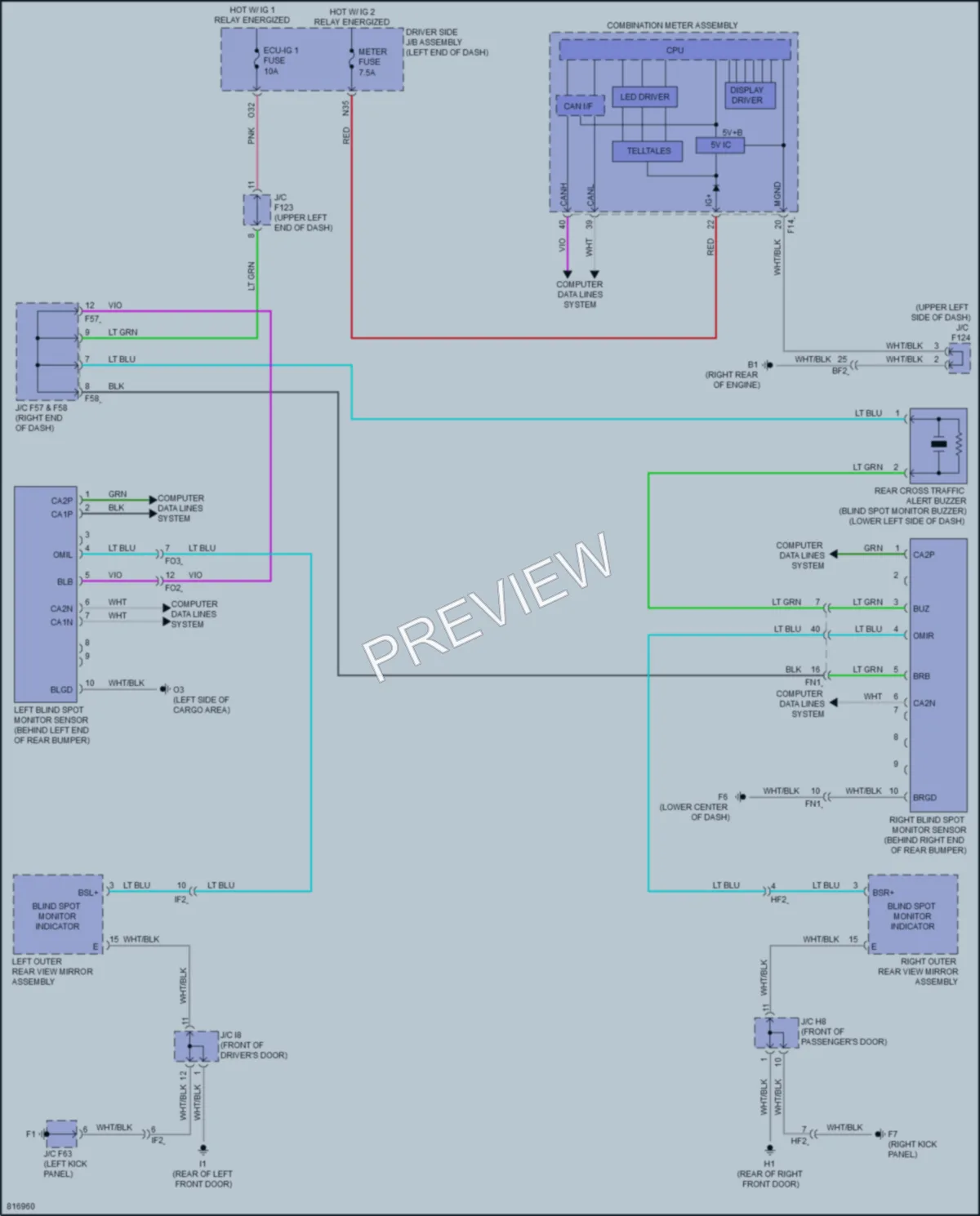 2023 Toyota 4Runner Navigation wiring diagram preview