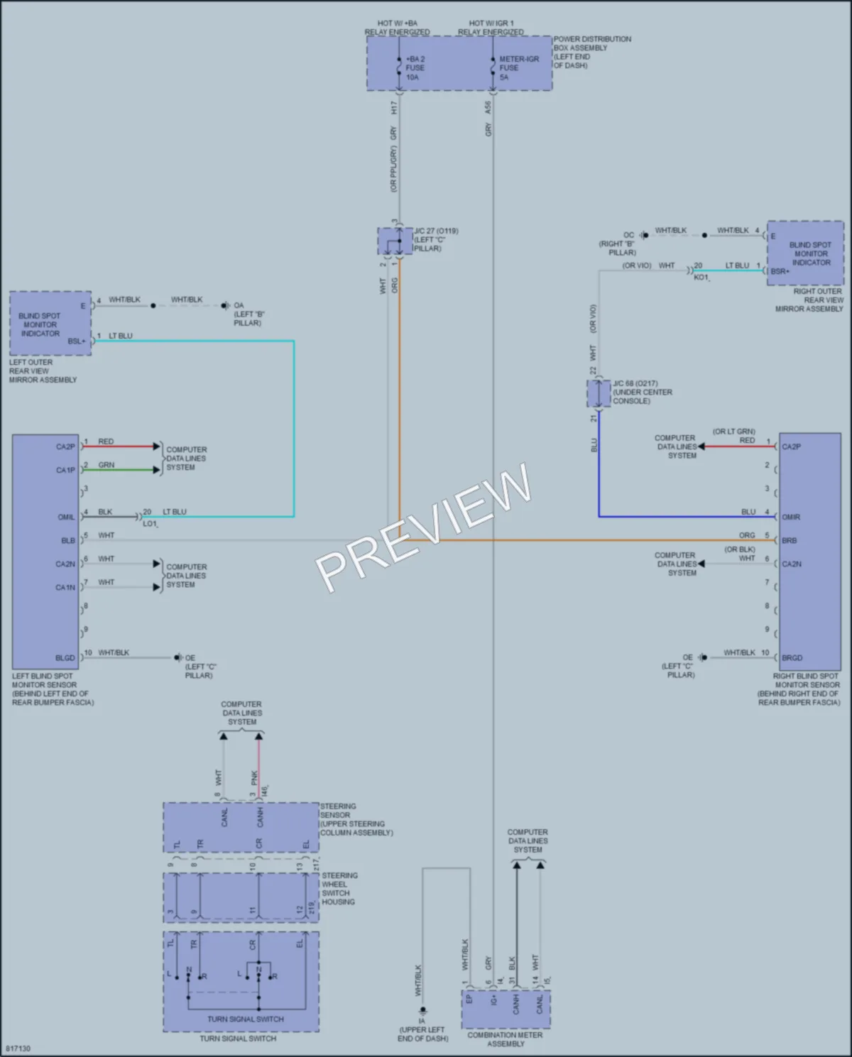 2023 Toyota Corolla Navigation wiring diagram preview