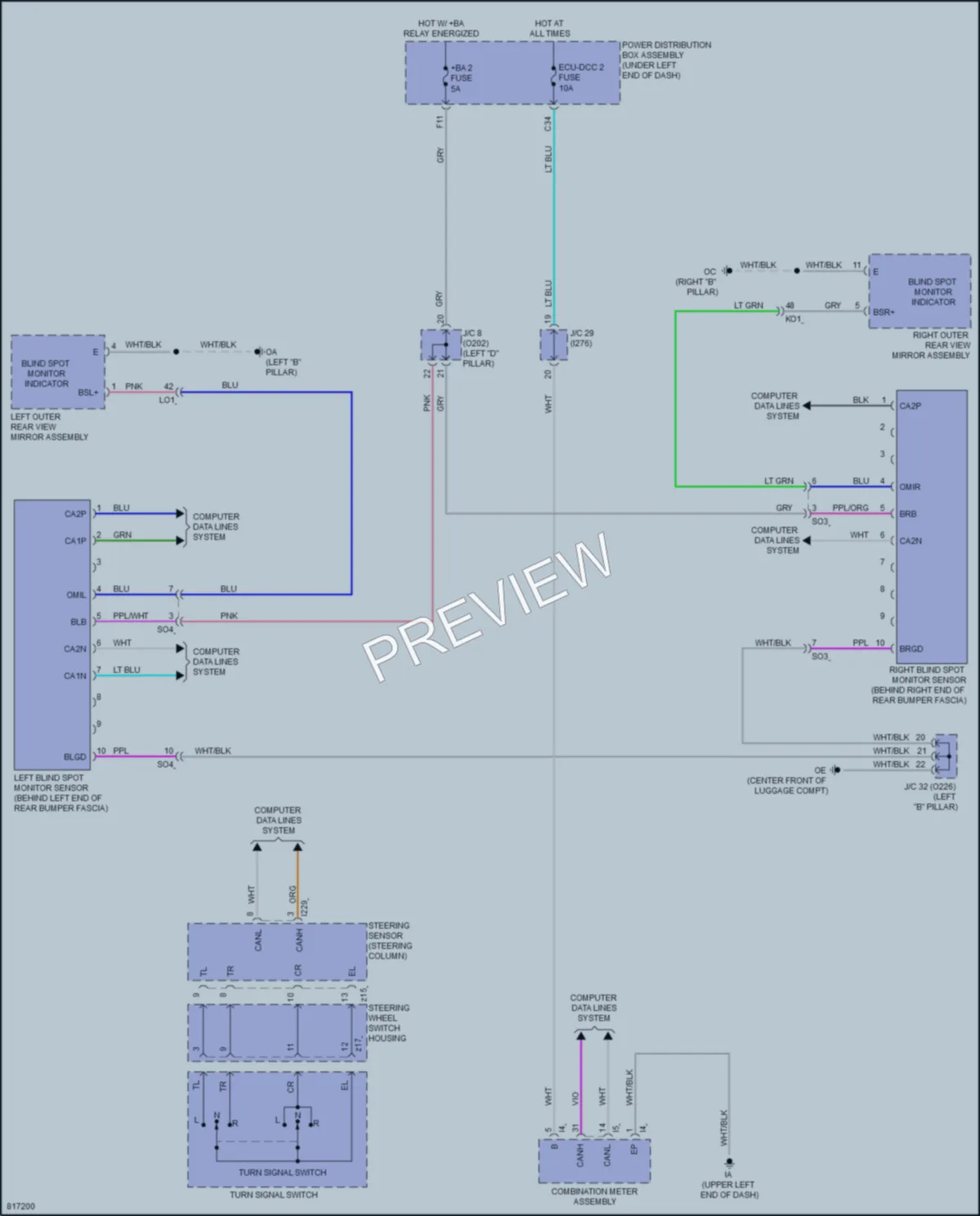 2023 Toyota CorollaCross Navigation wiring diagram preview