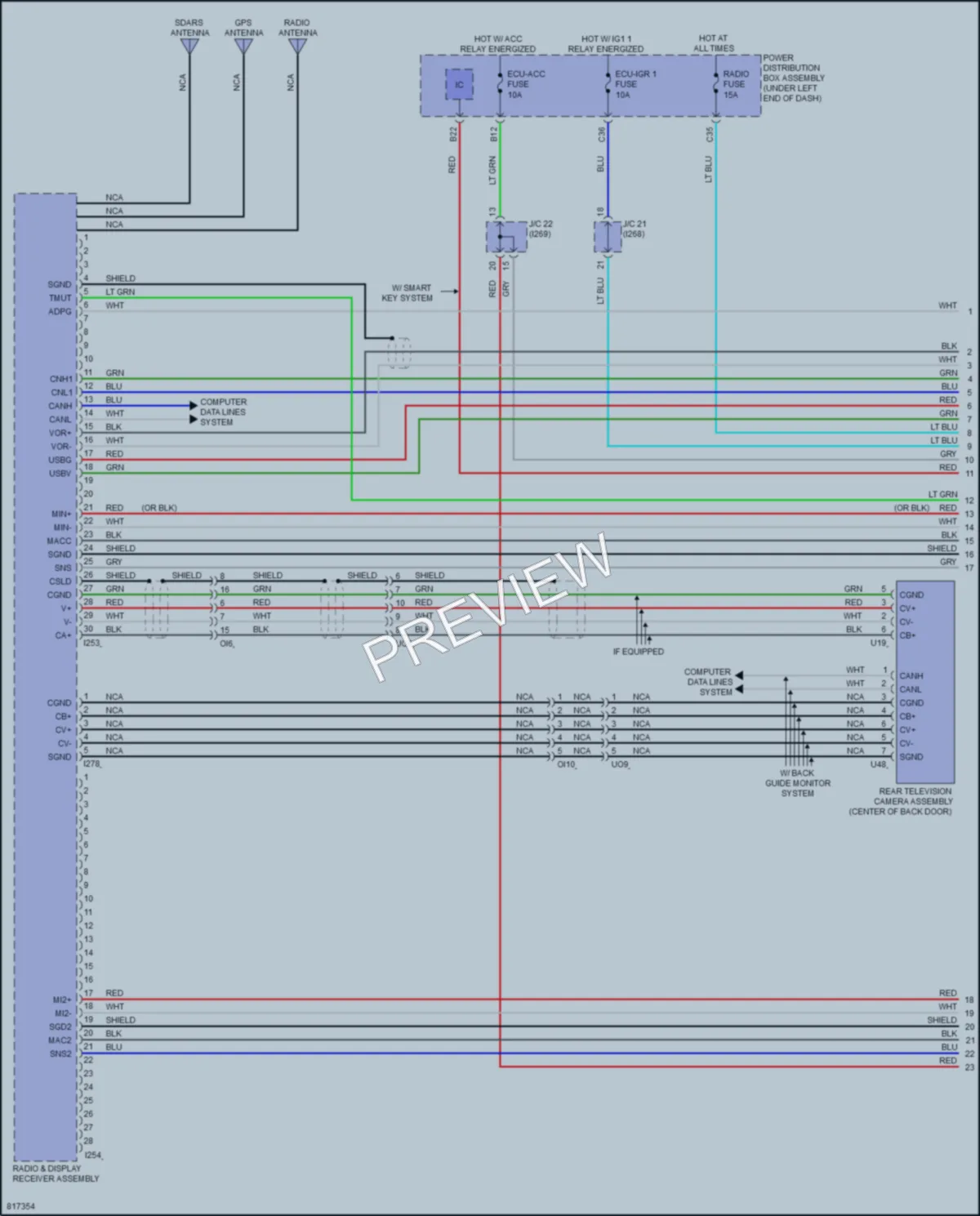 2023 Toyota CorollaCrossHybrid Radio wiring diagram preview
