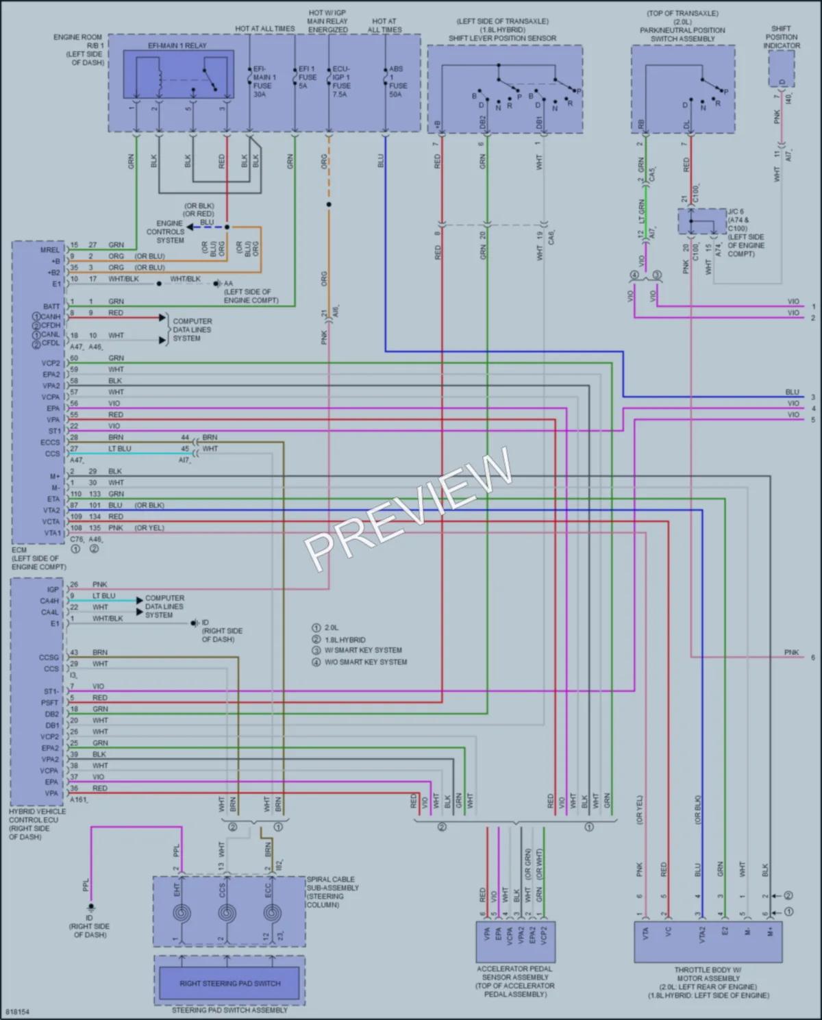 2023 Toyota CorollaHybrid Cruise Control wiring diagram preview