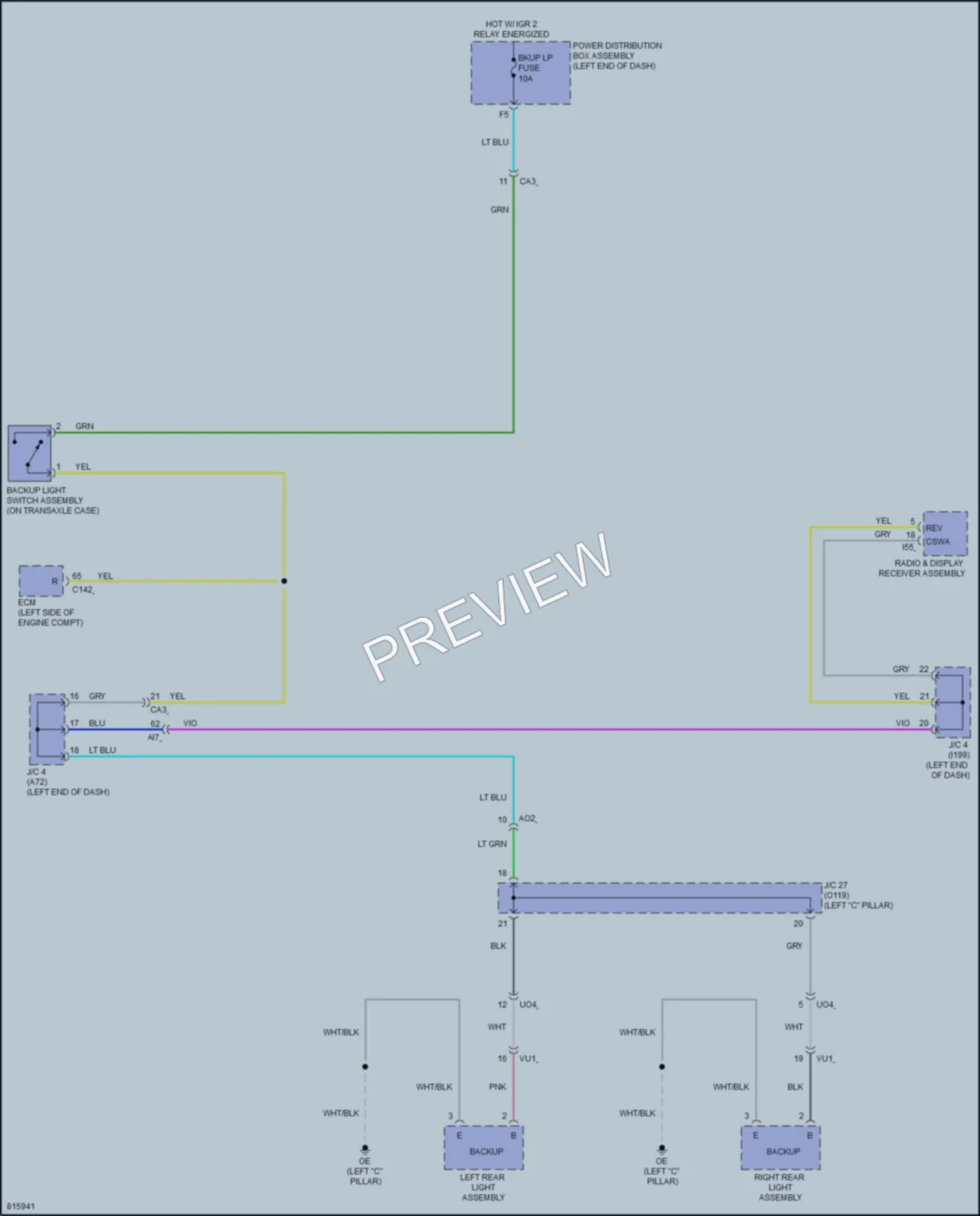 2023 Toyota GRCorolla Exterior Lights wiring diagram preview