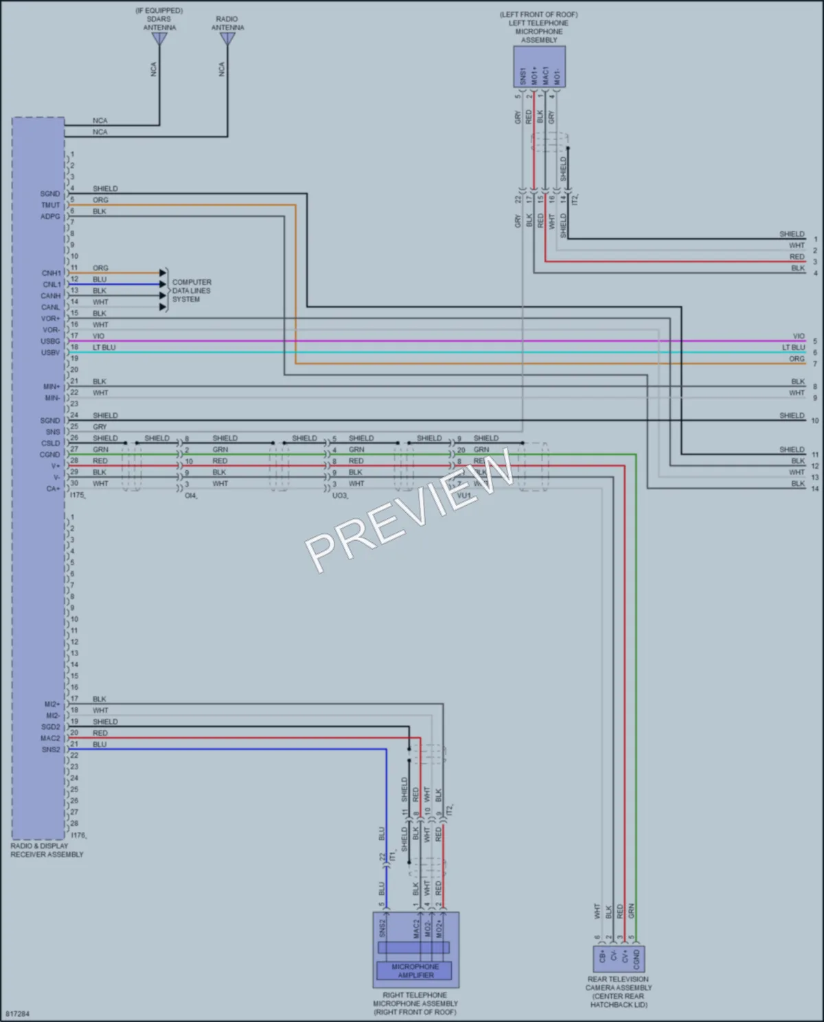 2023 Toyota GRCorolla Radio wiring diagram preview