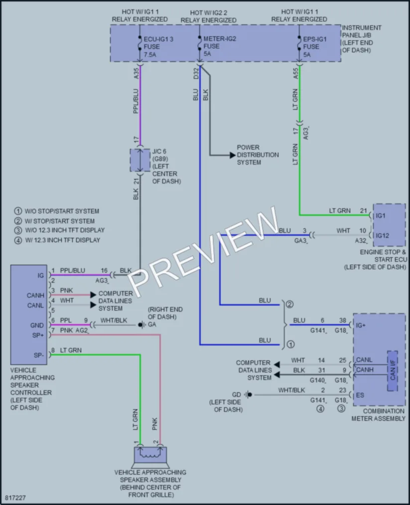 2023 Toyota RAV4Hybrid Active Bodyworks wiring diagram preview