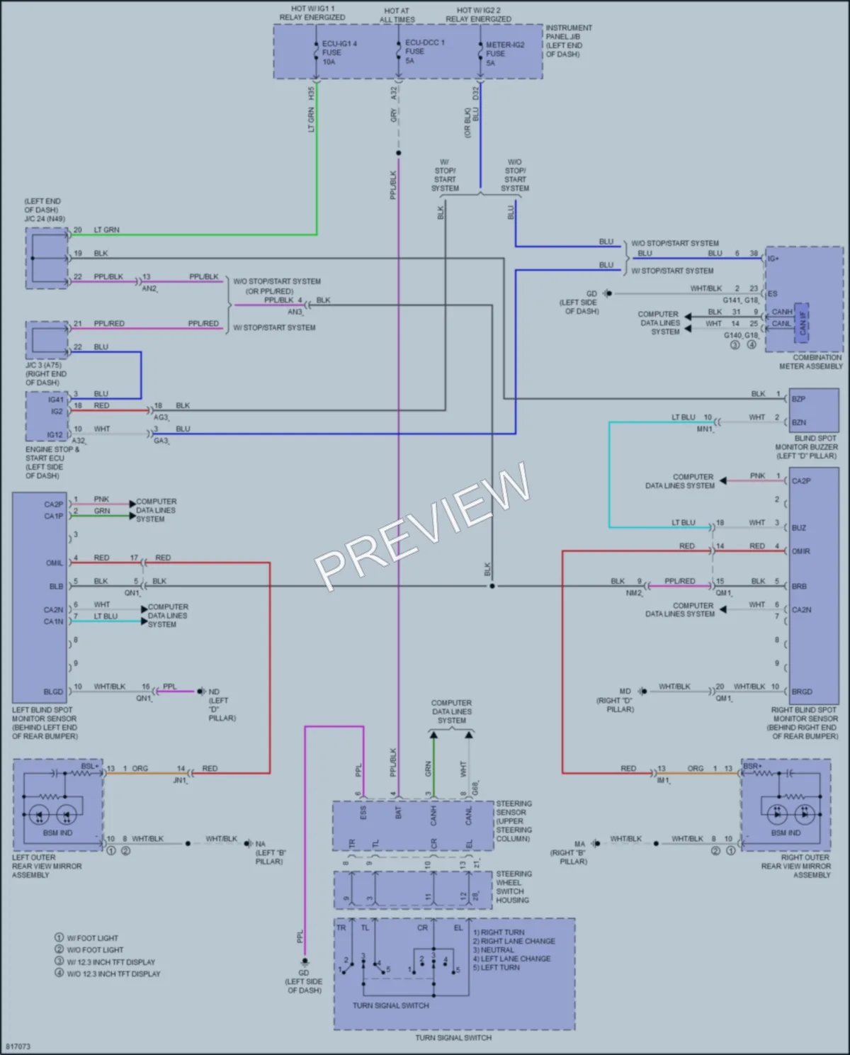 2023 Toyota RAV4Hybrid Navigation wiring diagram preview