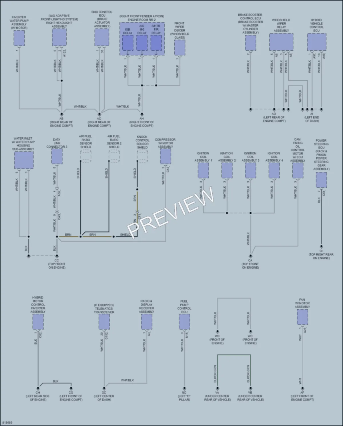 2023 Toyota RAV4Prime Ground Distribution wiring diagram preview