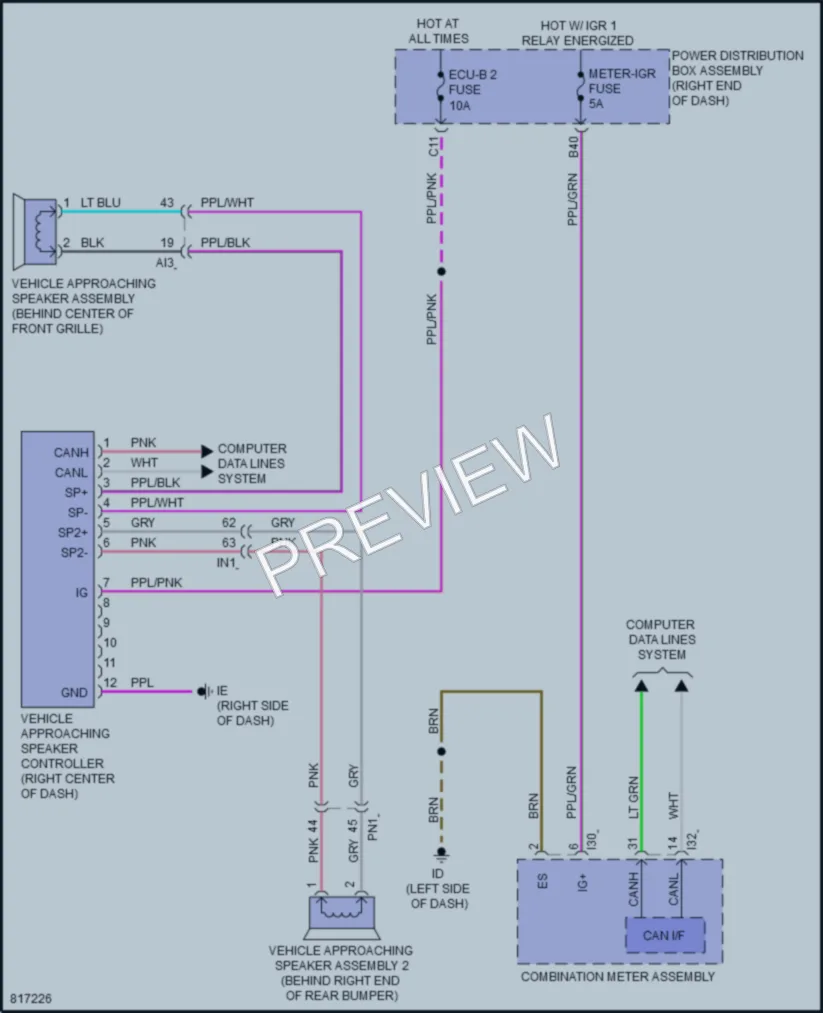 2023 Toyota Sequoia Active Bodyworks wiring diagram preview