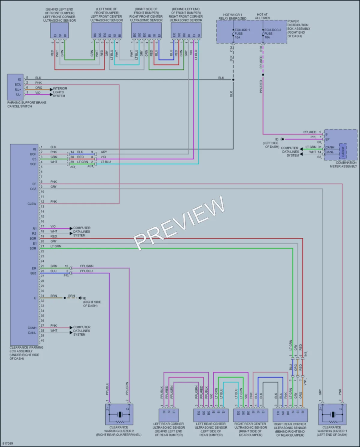 2023 Toyota Sequoia Navigation wiring diagram preview