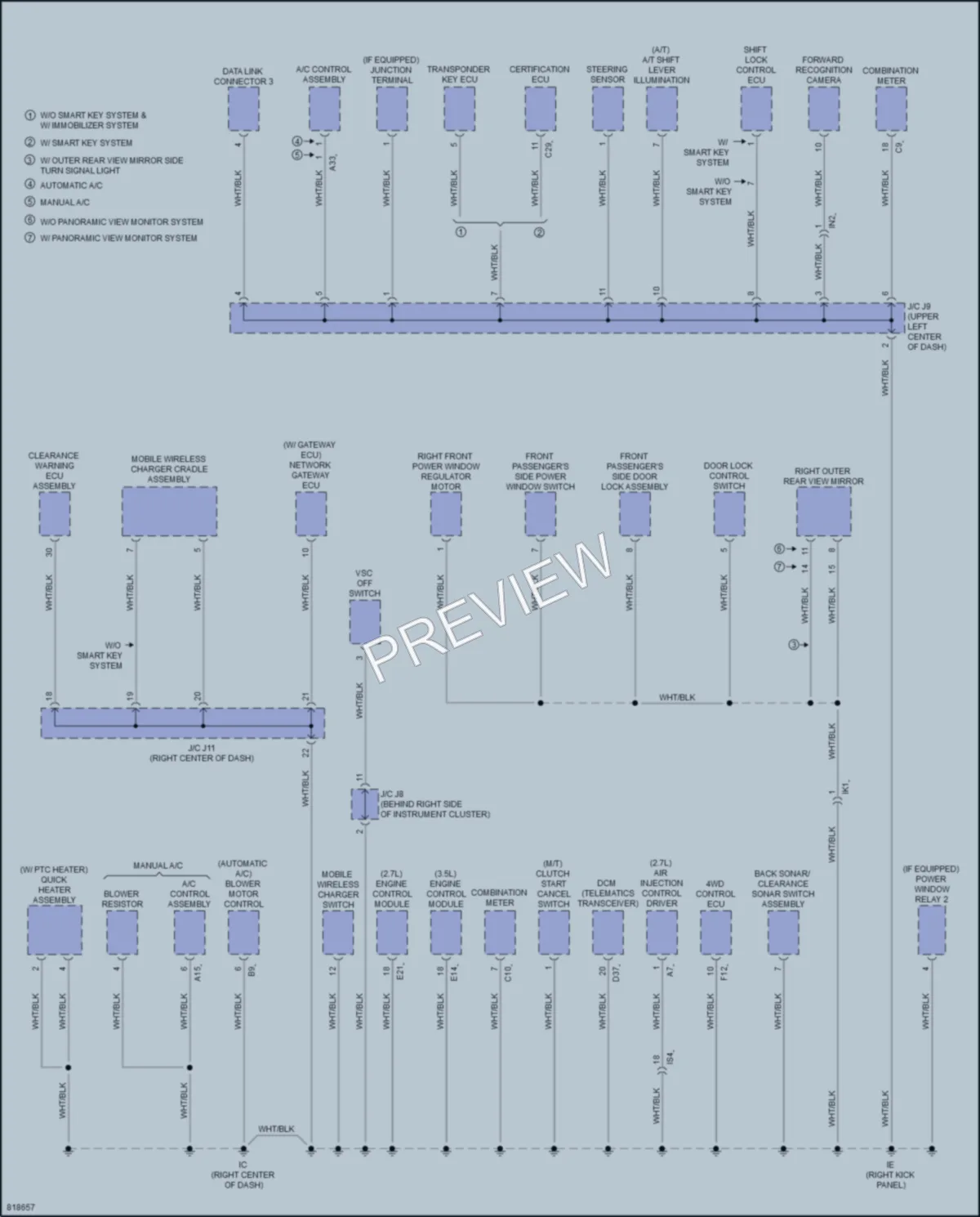 2023 Toyota Tacoma Ground Distribution wiring diagram preview