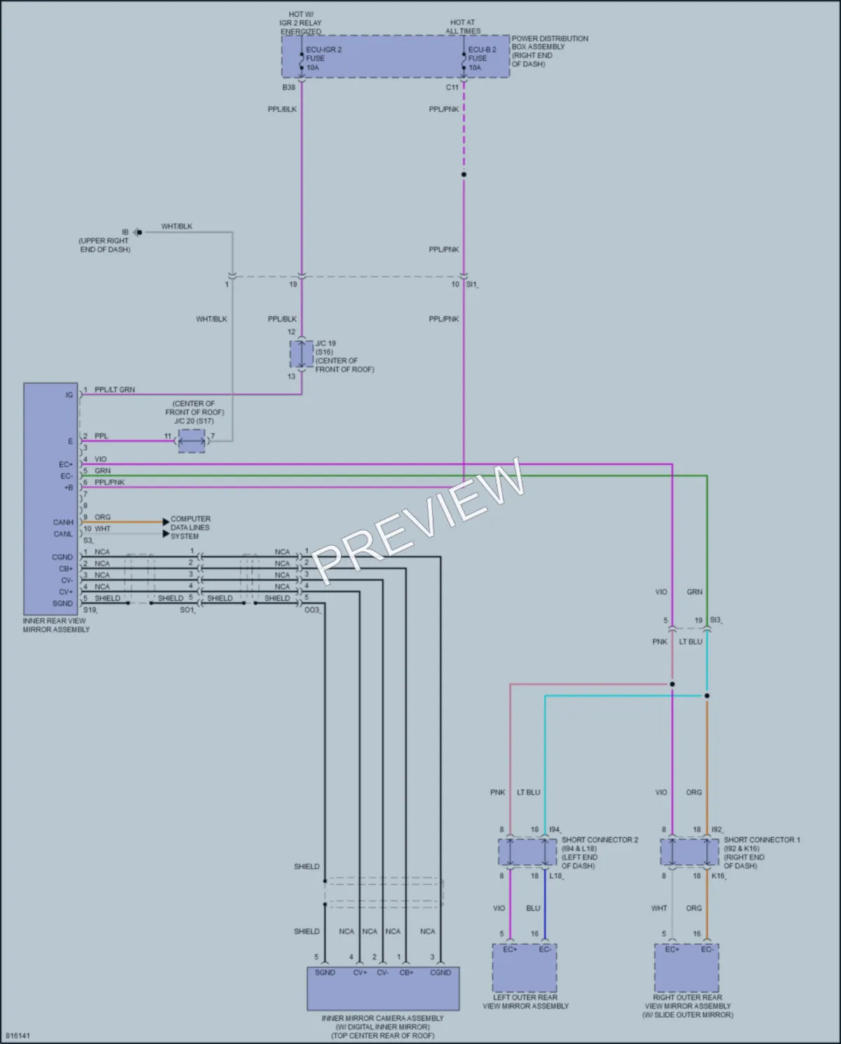 2023 Toyota Tundra Power Mirrors wiring diagram preview