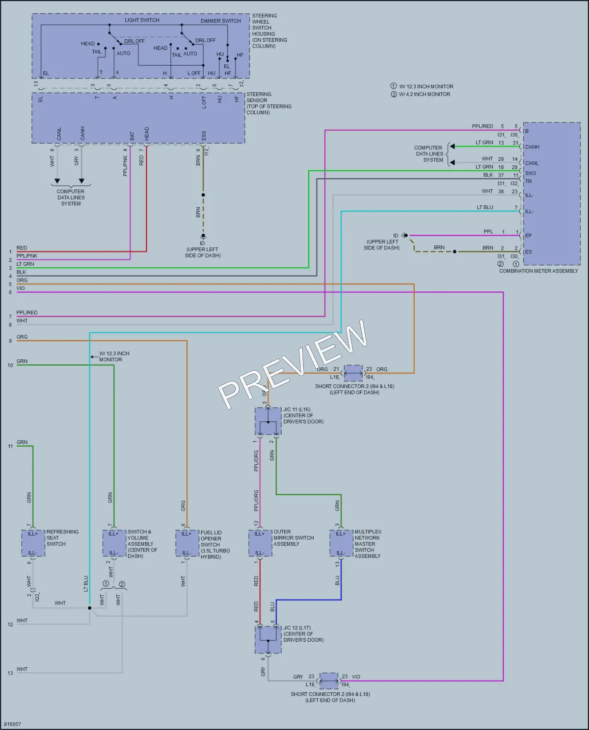 2023 Toyota TundraHybrid Interior Lights wiring diagram preview