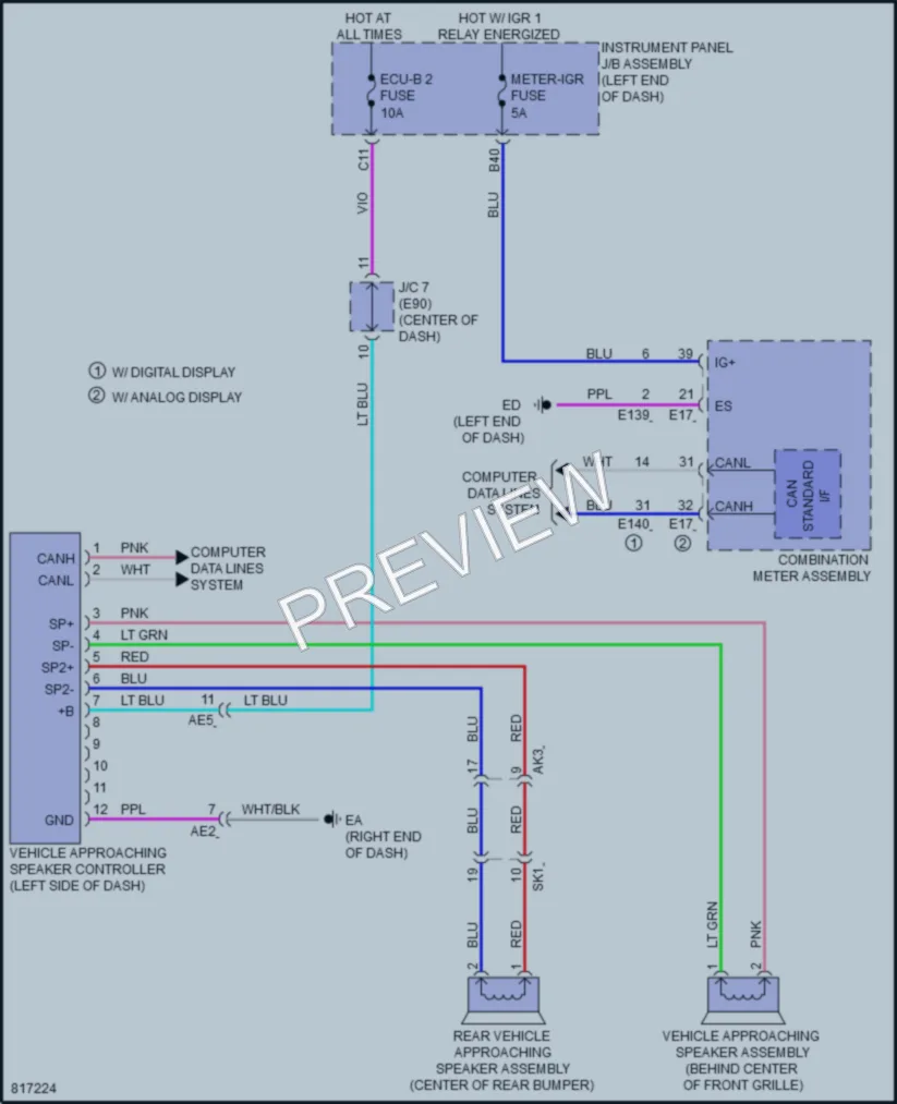 2023 Toyota VenzaHybrid Active Bodyworks wiring diagram preview