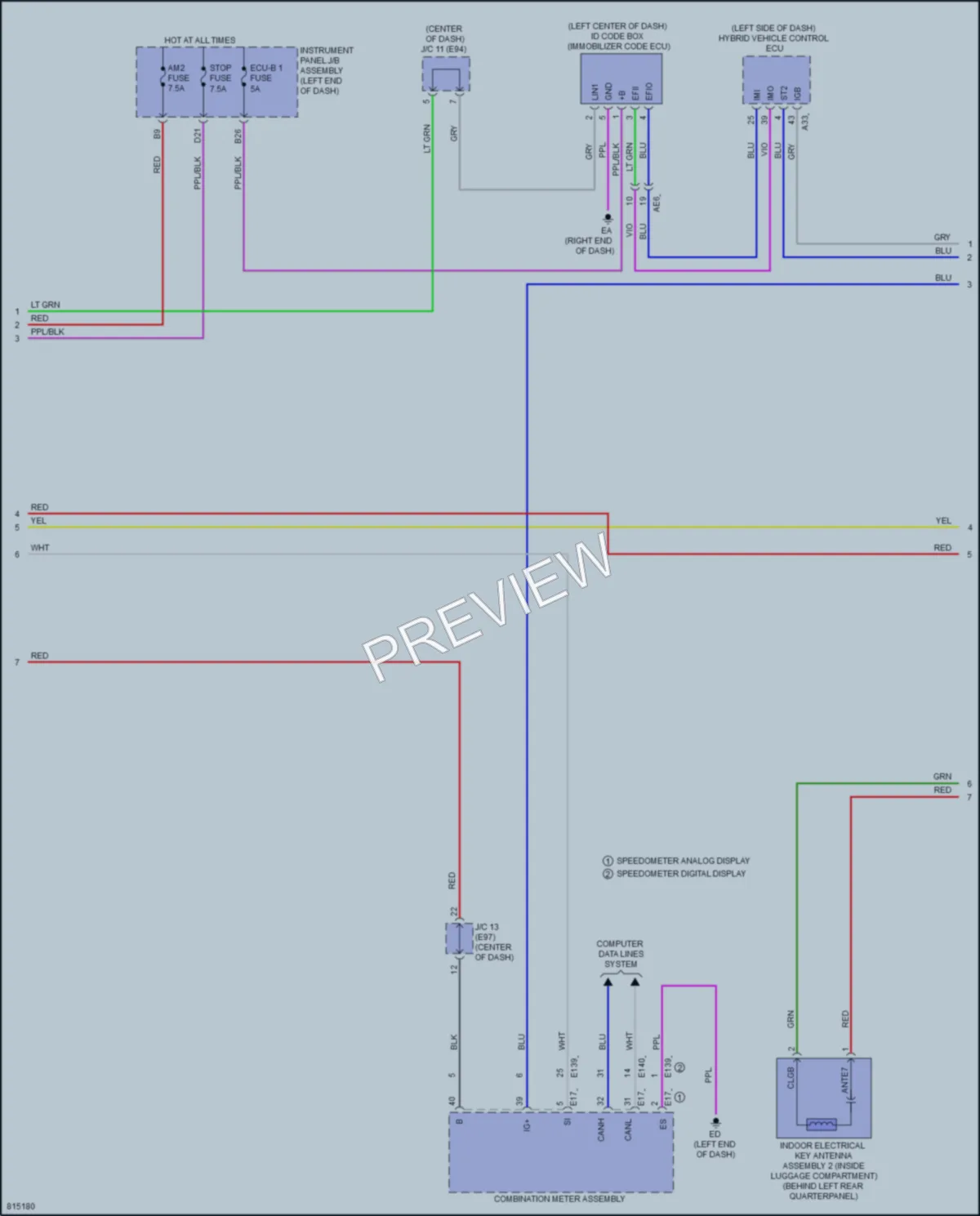 2023 Toyota VenzaHybrid Power Door Locks wiring diagram preview