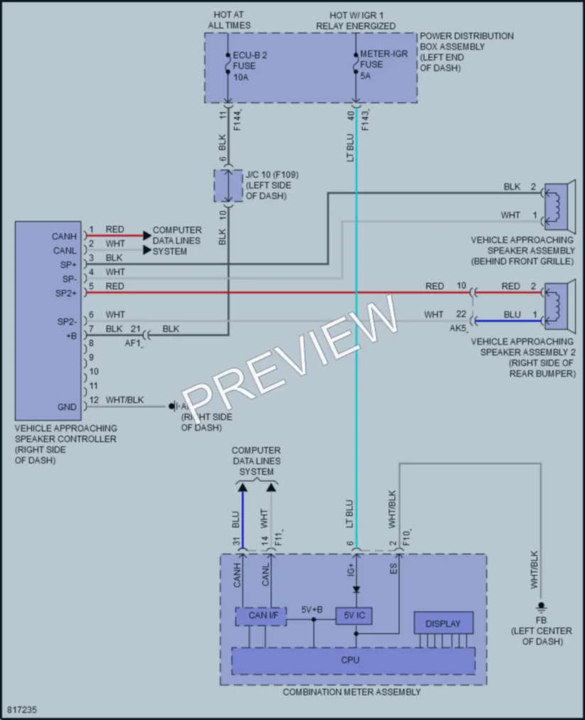 2023 Toyota bZ4X Active Bodyworks wiring diagram preview