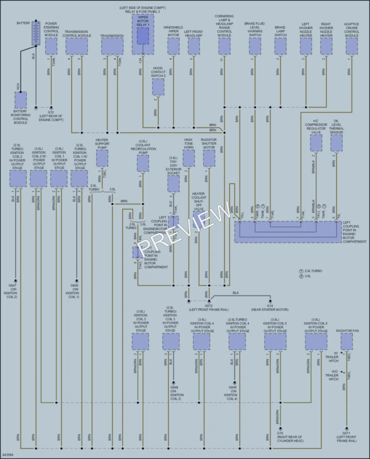 2023 Volkswagen Atlas Ground Distribution wiring diagram preview