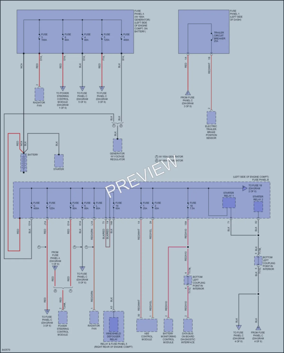 2023 Volkswagen Atlas Power Distribution wiring diagram preview