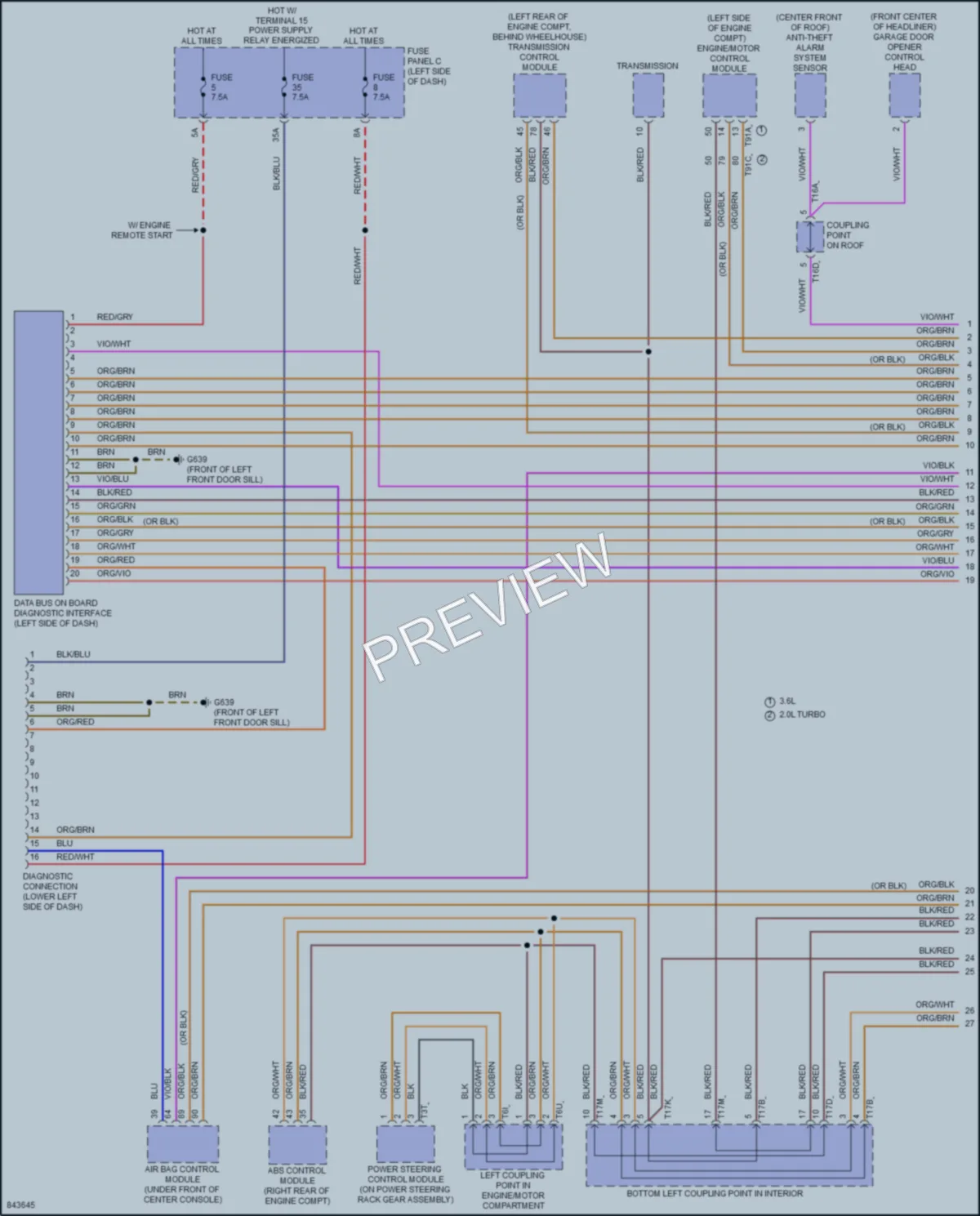 2023 Volkswagen AtlasCrossSport Computer Data Lines wiring diagram preview