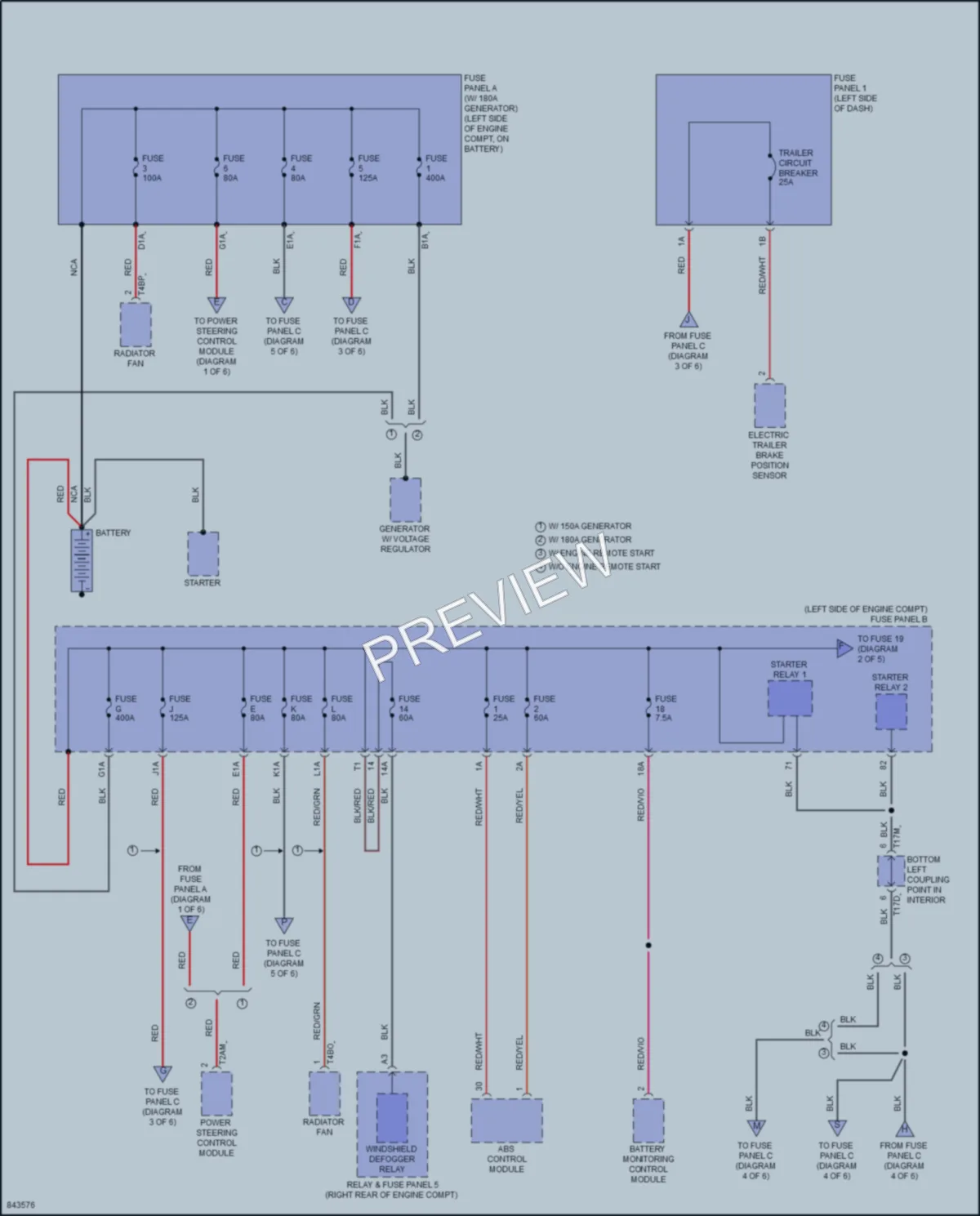 2023 Volkswagen AtlasCrossSport Power Distribution wiring diagram preview