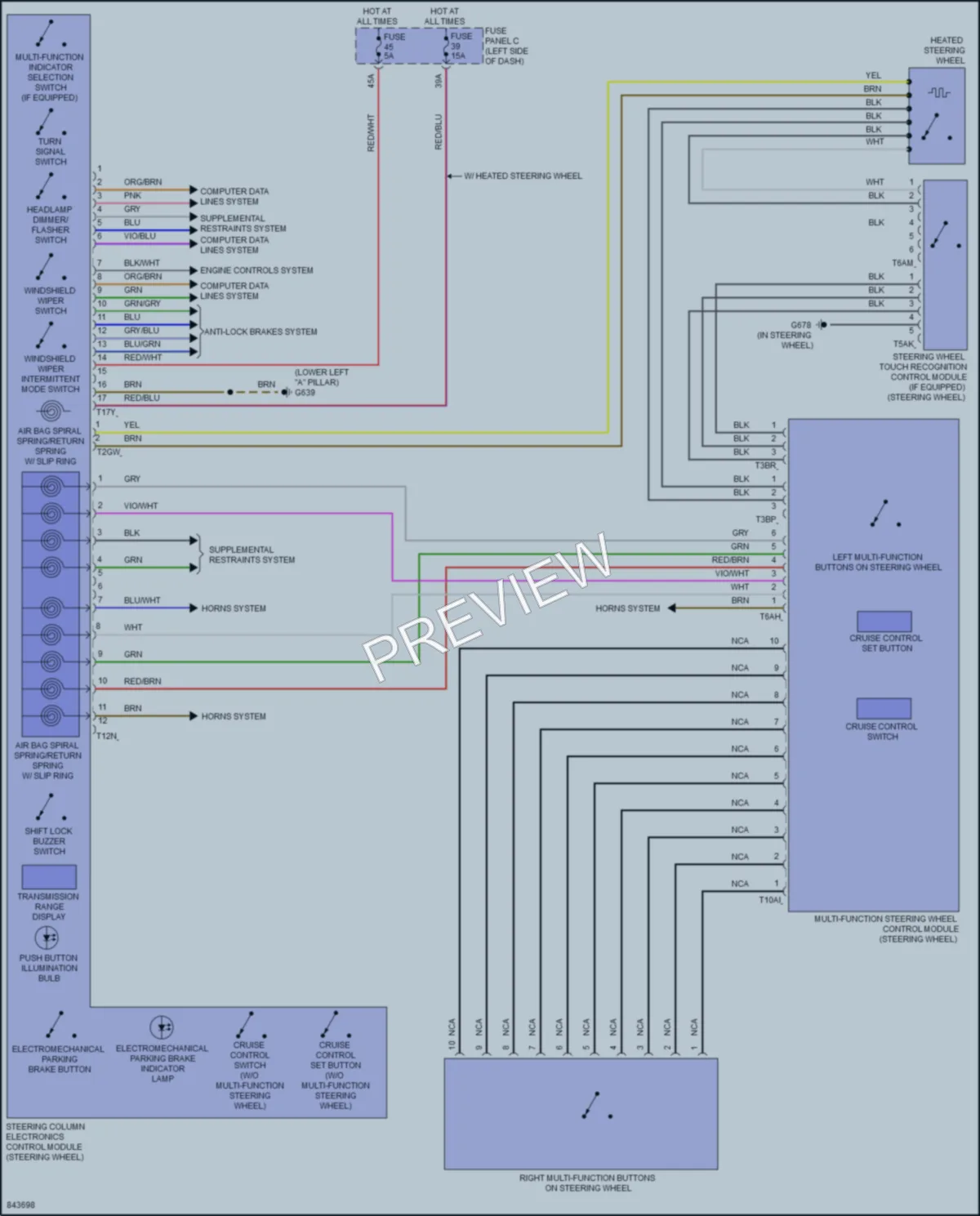 2023 Volkswagen ID4 Body Control Modules wiring diagram preview