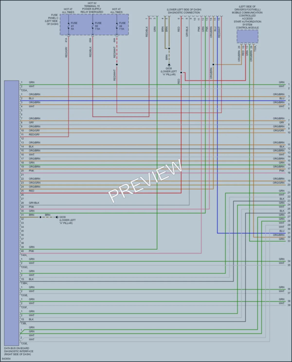 2023 Volkswagen ID4 Computer Data Lines wiring diagram preview
