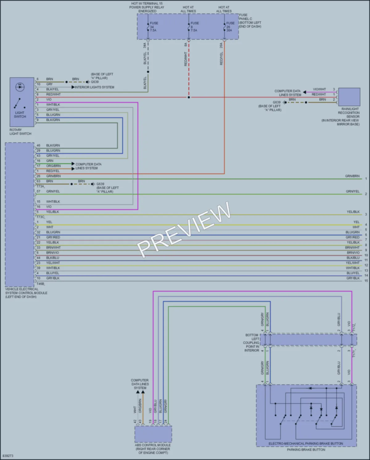 2023 Volkswagen JettaGLI Headlights wiring diagram preview