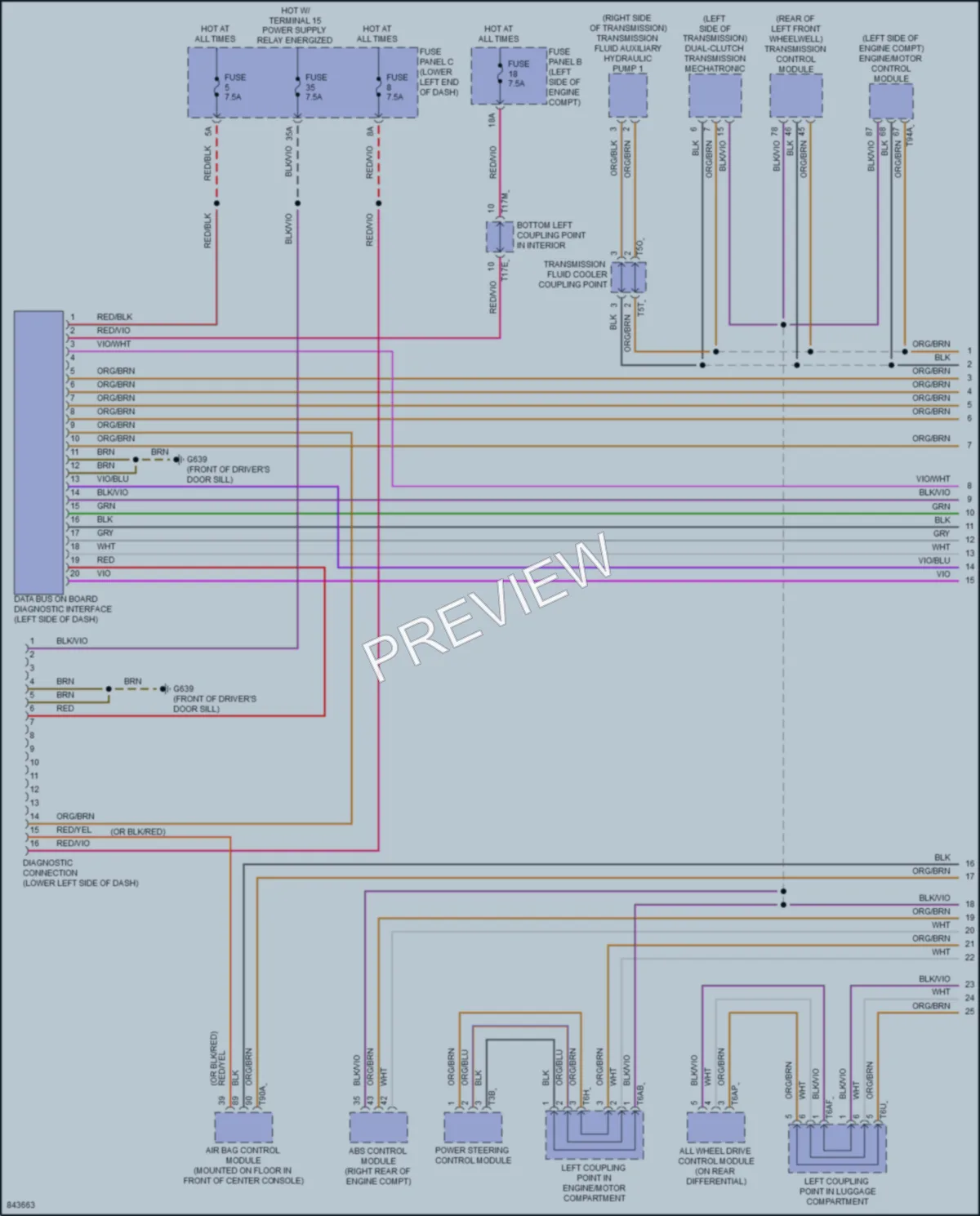 2023 Volkswagen Taos Computer Data Lines wiring diagram preview