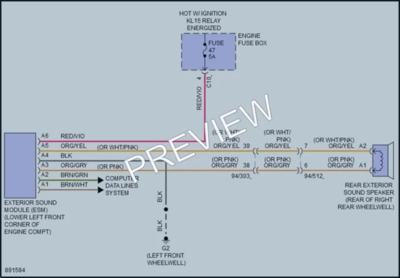 2023 Volvo S60 Active Bodyworks wiring diagram preview
