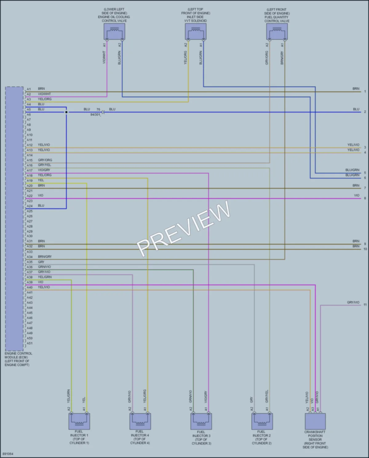 2023 Volvo S60 Engine Performance wiring diagram preview