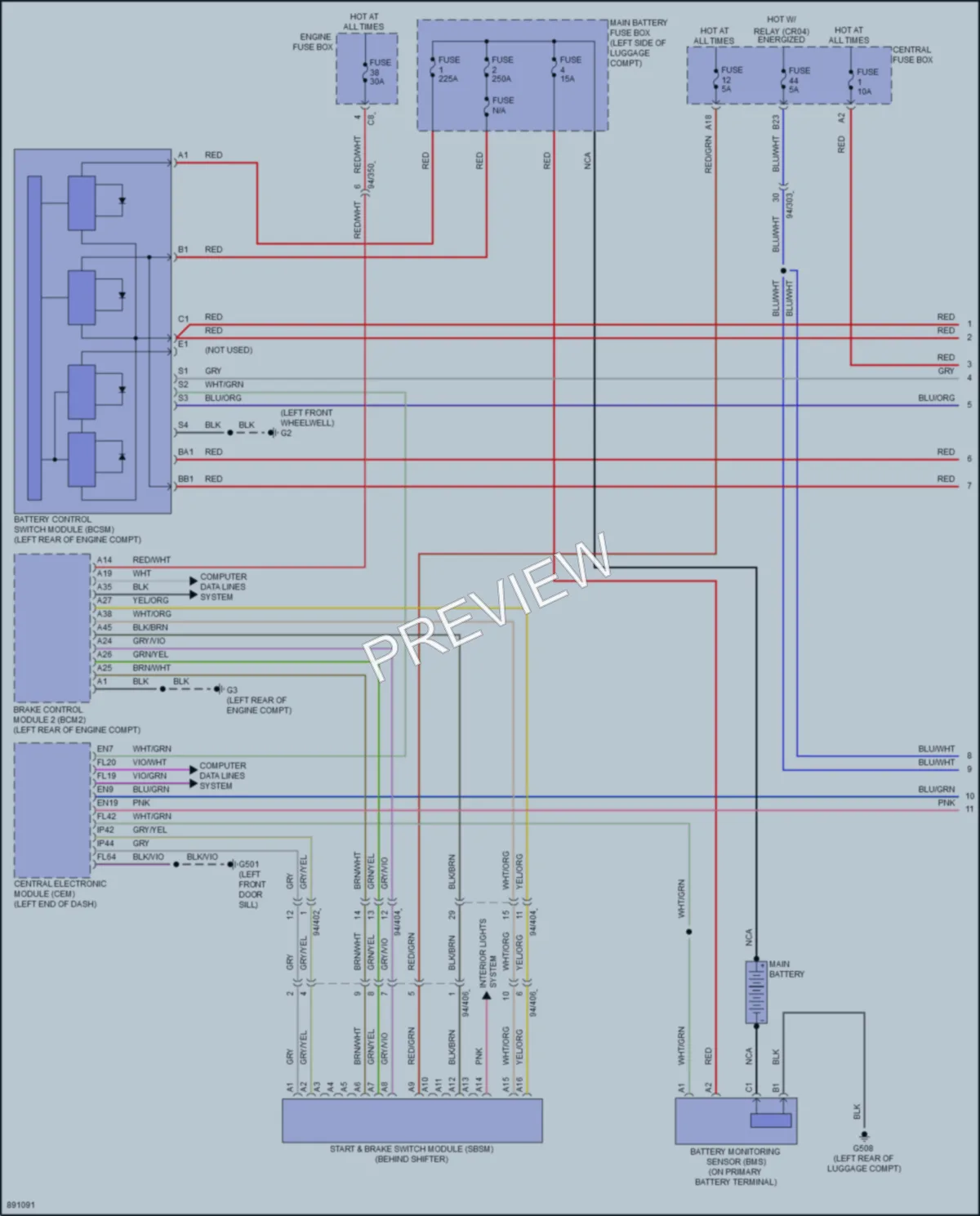 2023 Volvo S60PlugIn Starting Charging wiring diagram preview