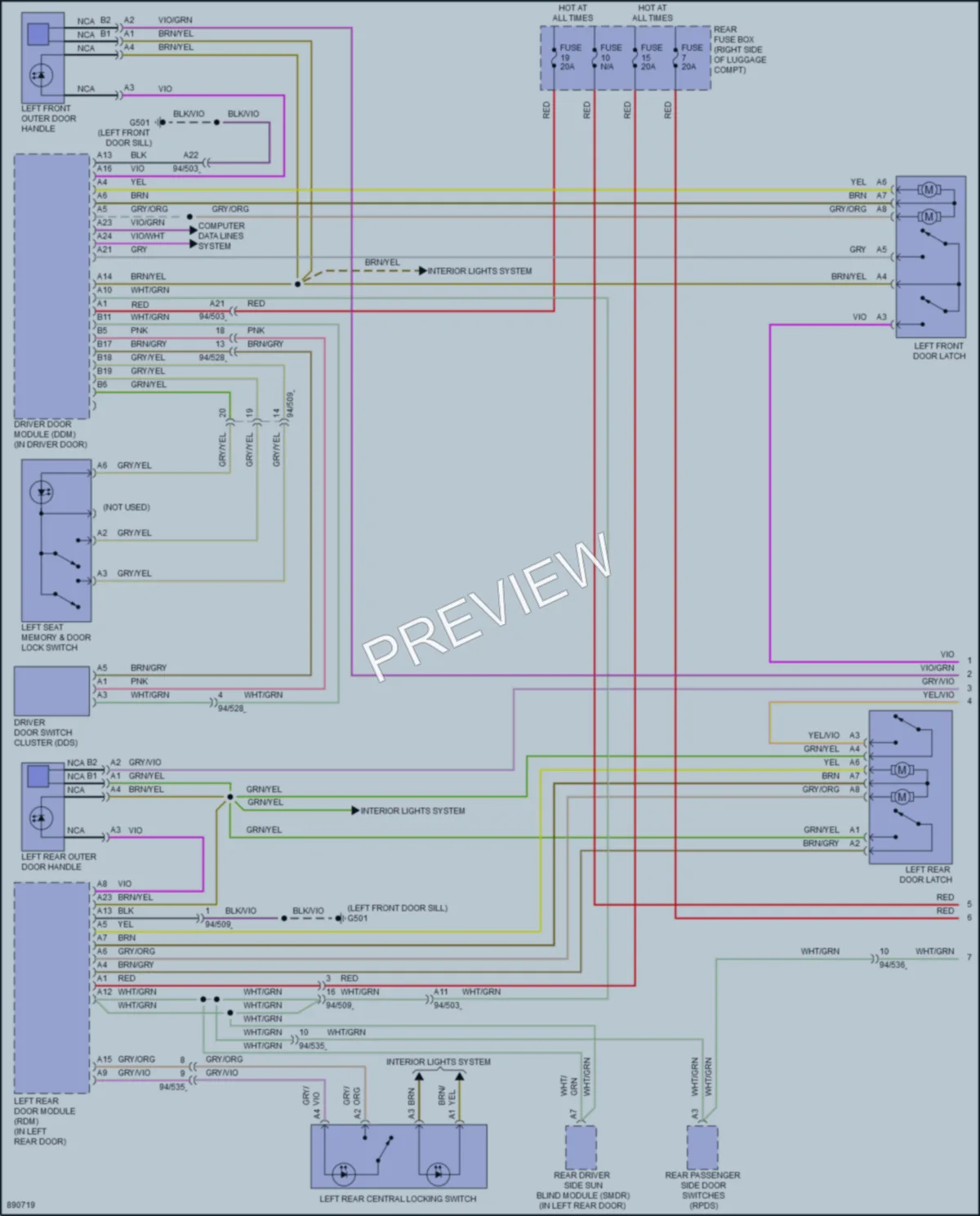 2023 Volvo S90PlugIn Anti Theft wiring diagram preview