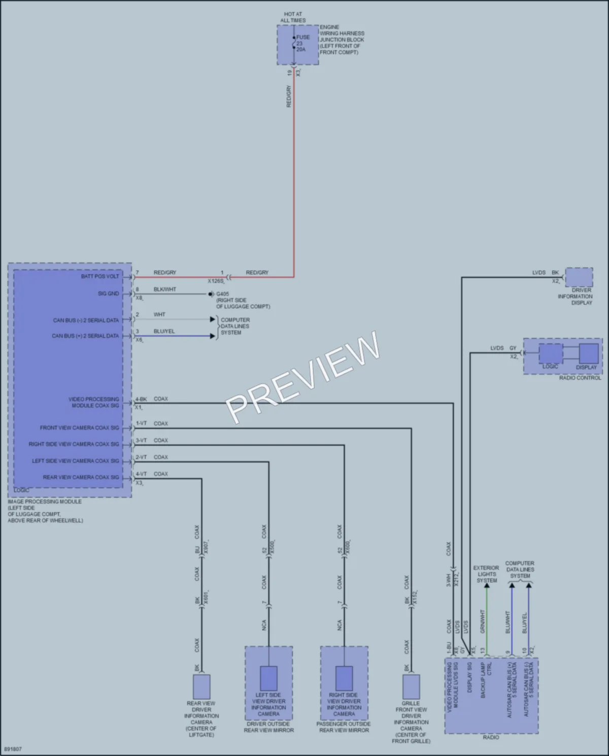 2024 Acura ZDXEV Navigation wiring diagram preview