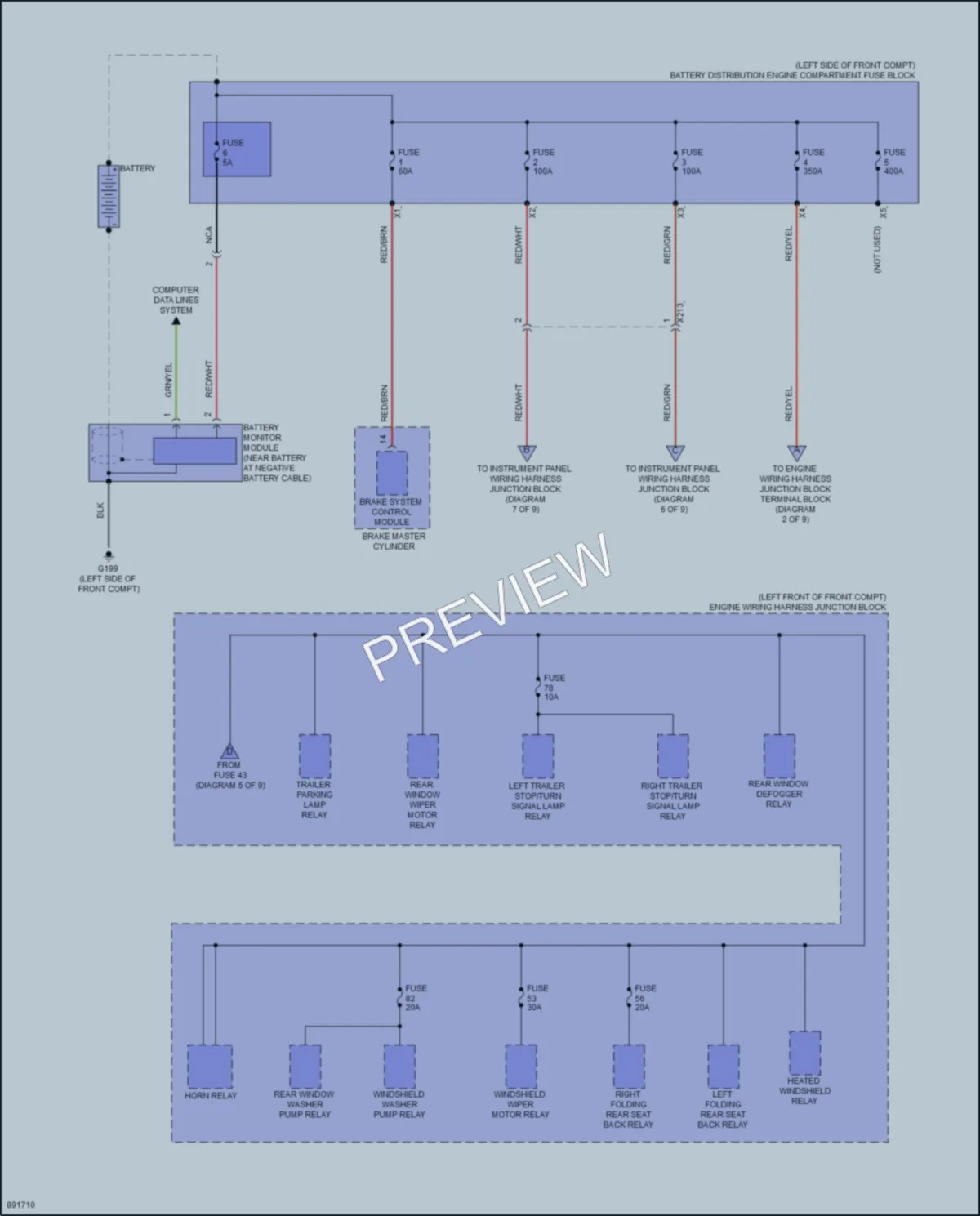 2024 Acura ZDXEV Power Distribution wiring diagram preview