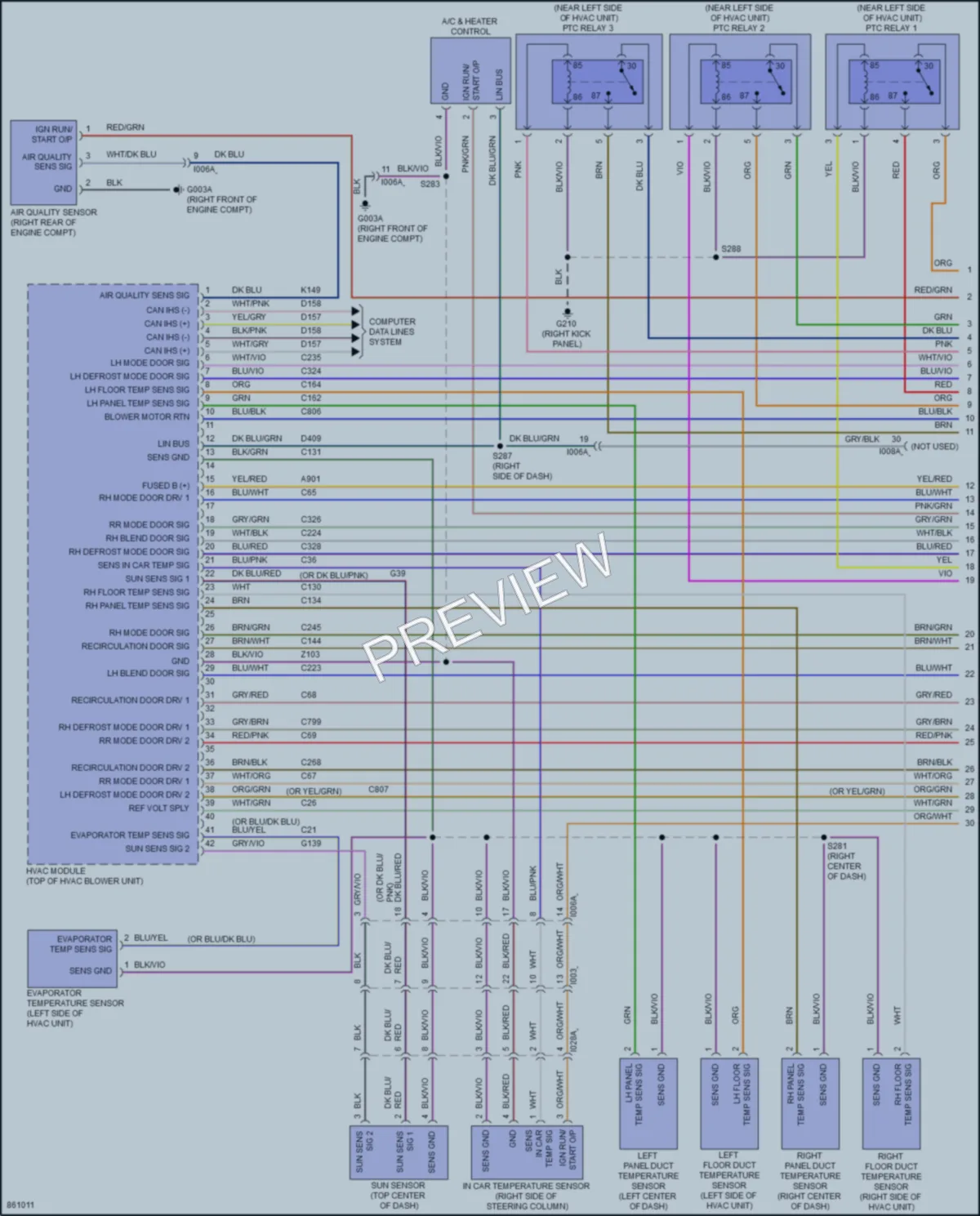 2024 AlfaRomeo Giulia Air Conditioning Wiring Diagrams protected preview