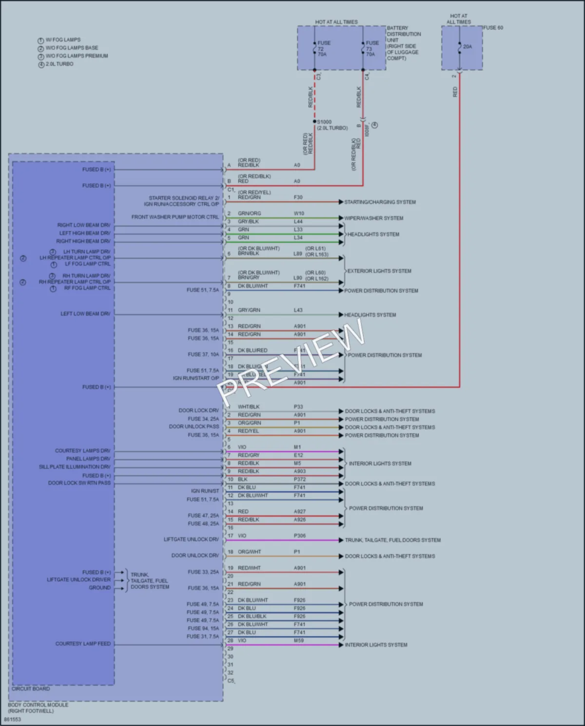 2024 AlfaRomeo Giulia Body Control Modules Wiring Diagrams protected preview