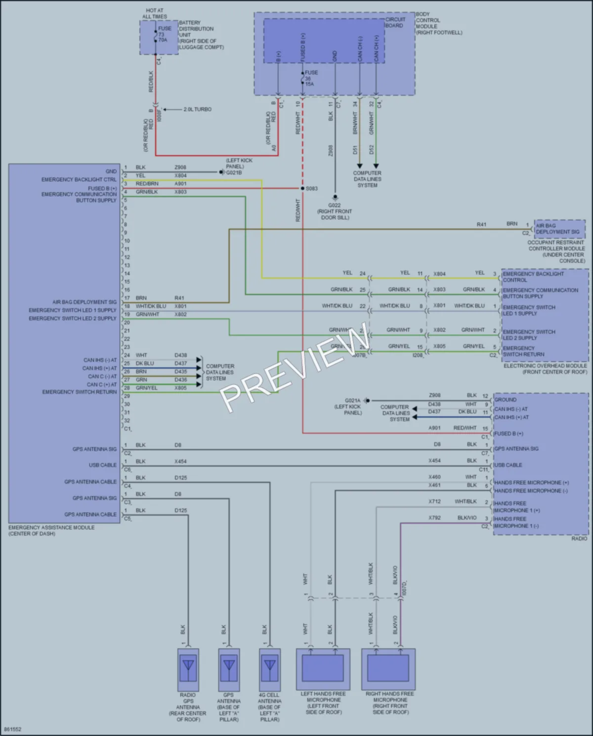 2024 AlfaRomeo Giulia Cellular Phones Wiring Diagrams protected preview