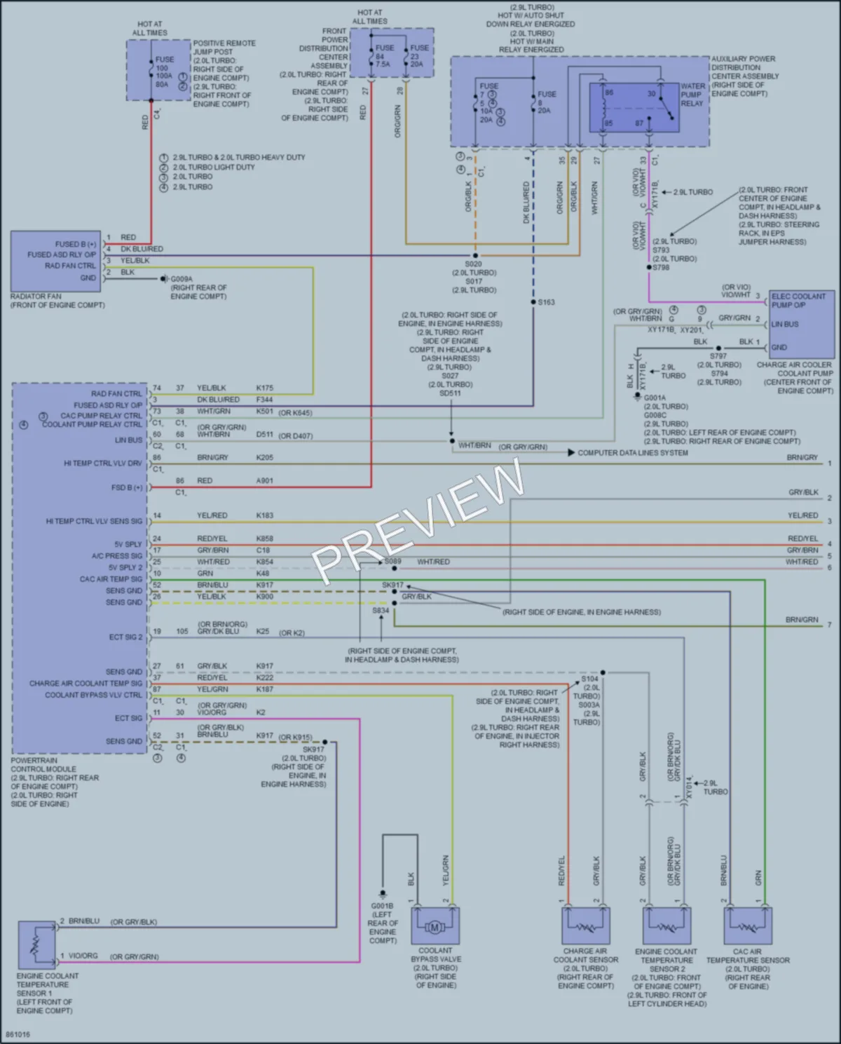 2024 AlfaRomeo Stelvio Cooling Fan wiring diagram preview