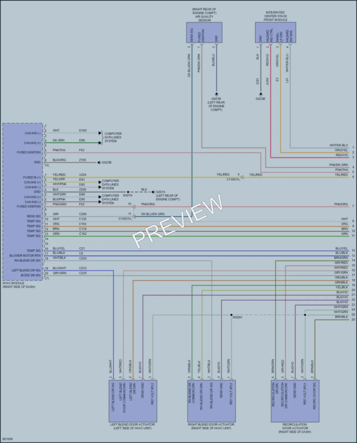 2024 AlfaRomeo Tonale Air Conditioning wiring diagram preview