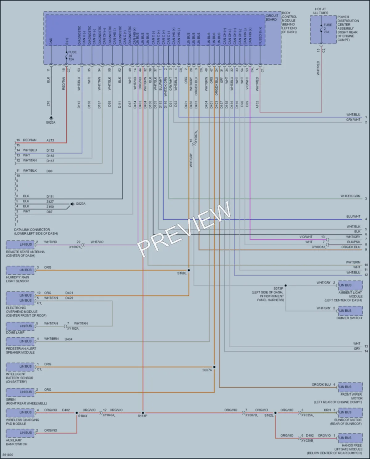 2024 AlfaRomeo Tonale Computer Data Lines wiring diagram preview