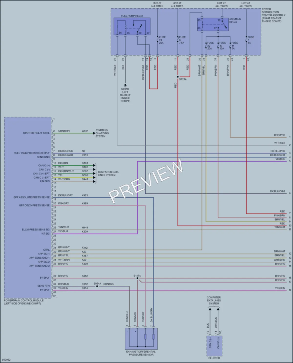 2024 AlfaRomeo Tonale Engine Performance wiring diagram preview