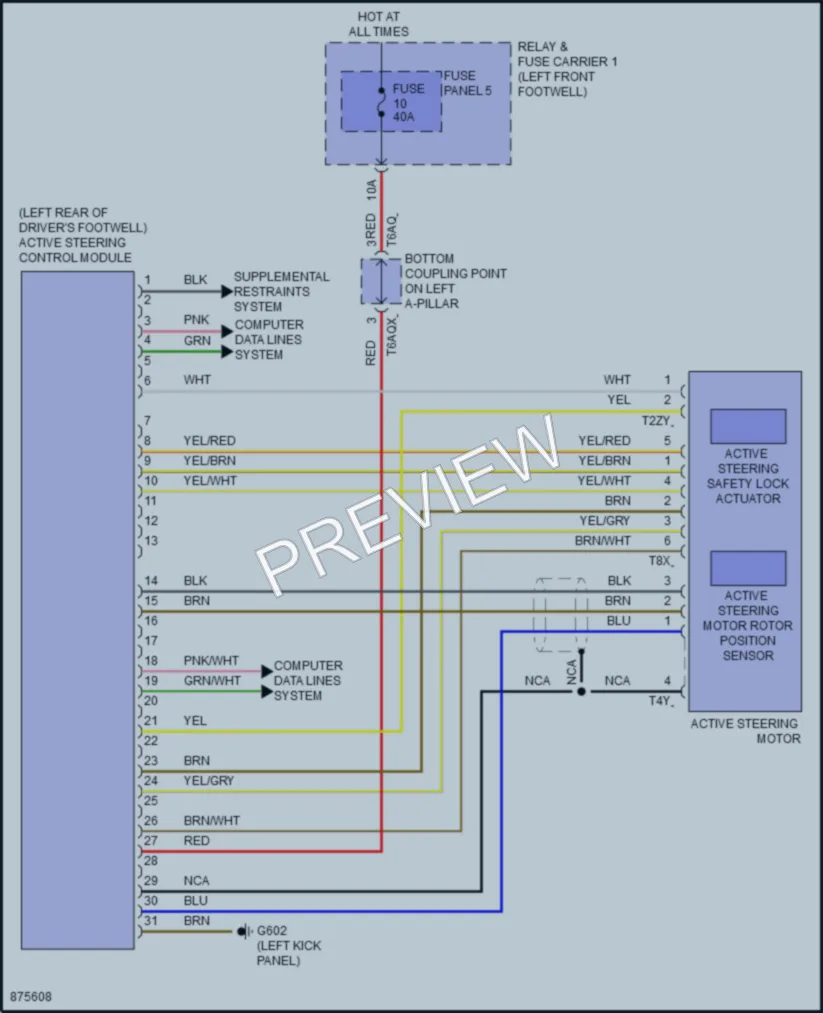 2024 Audi A4allroad Electronic Power Steering wiring diagram preview
