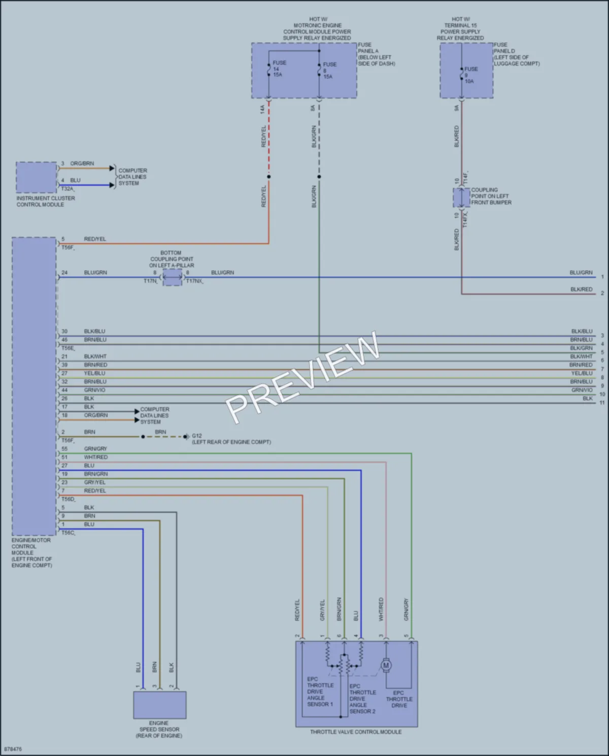 2024 Audi A8L Cruise Control wiring diagram preview