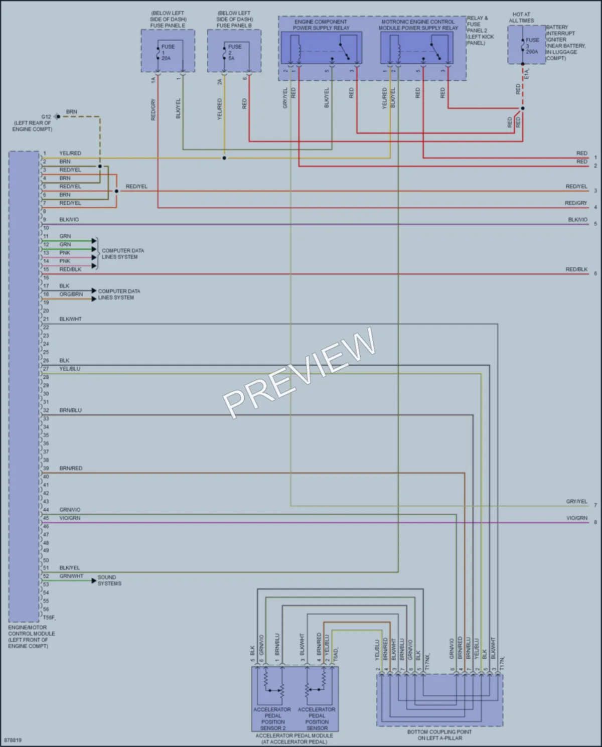 2024 Audi A8L Engine Performance wiring diagram preview