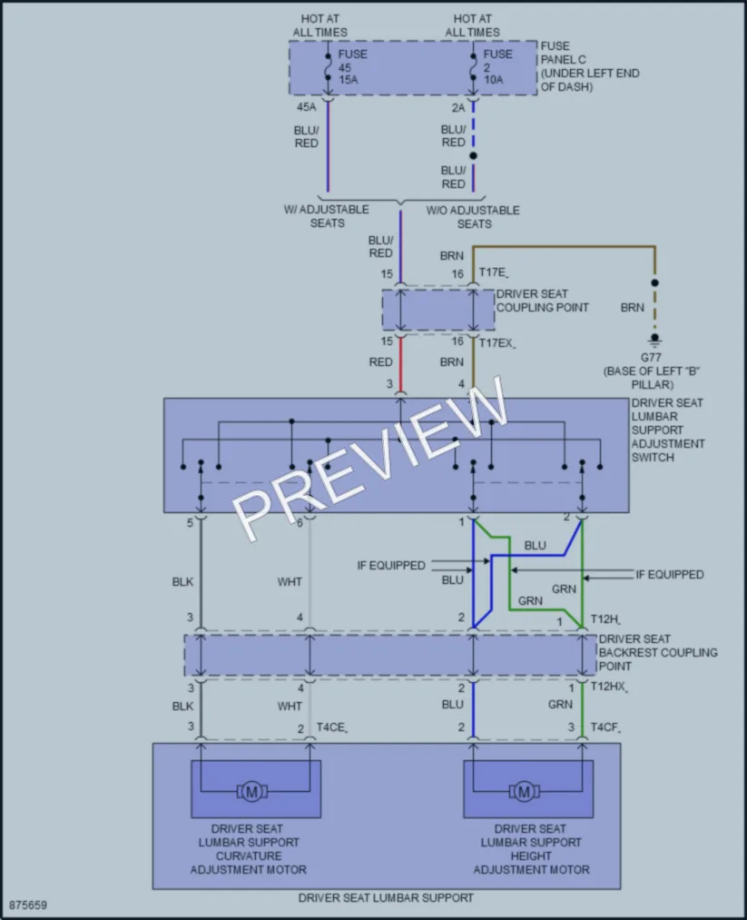 2024 Audi Q3 Power Seats wiring diagram preview