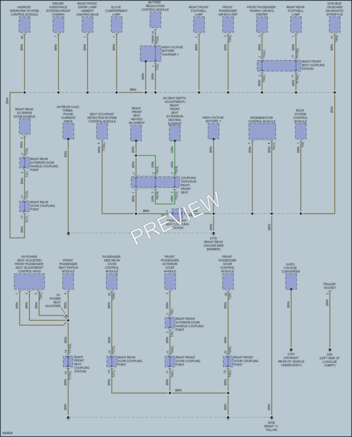 2024 Audi Q4etron Ground Distribution wiring diagram preview