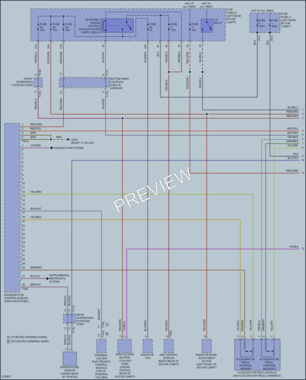 2024 Audi Q4etronSportback Engine Performance wiring diagram preview